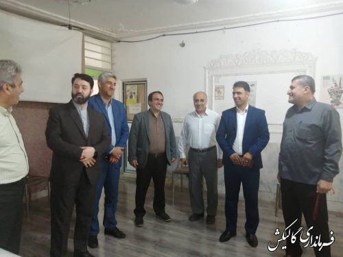 دیدار صمیمی فرماندار شهرستان با رئیس و اعضای اتاق اصناف گالیکش 