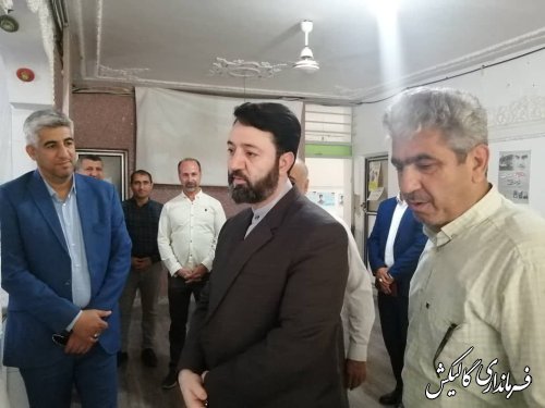 دیدار صمیمی فرماندار شهرستان با رئیس و اعضای اتاق اصناف گالیکش 