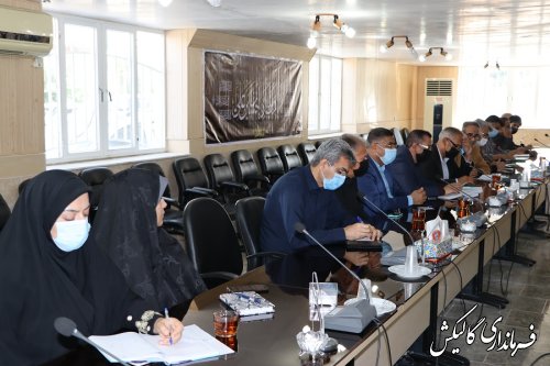 نخستين جلسه هماهنگی برنامه‌های گرامیداشت هفته دولت در گالیکش برگزار شد