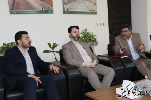 دیدار و نشست فرماندار گالیکش با رئیس سازمان جهاد کشاورزی استان گلستان