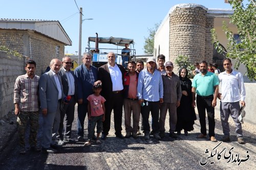 فرماندار گالیکش از آغاز طرح نهضت آسفالت روستایی مشارکتی دهیاری‌ها و بنیاد مسکن استان در این شهرستان خبر داد