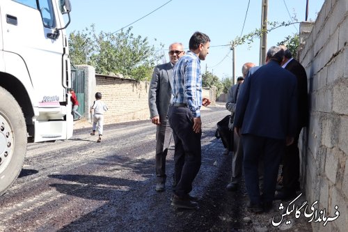 فرماندار گالیکش از آغاز طرح نهضت آسفالت روستایی مشارکتی دهیاری‌ها و بنیاد مسکن استان در این شهرستان خبر داد