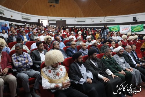 استان گلستان نماد وحدت و برادری و نگارستان اقوام است