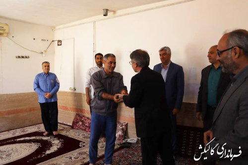فرماندار شهرستان از آتش‌نشانان شهرداری گالیکش تجلیل و قدردانی کرد 