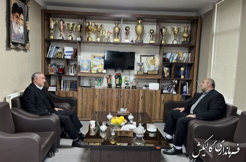 دیدار فرماندار گالیکش با مدیرکل ورزش و جوانان استان بمناسبت هفته تربیت بدنی و ورزش