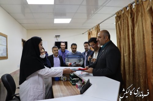 فرماندار گالیکش از پرستاران شبکه بهداشت و درمان شهرستان تجلیل کرد 