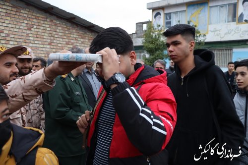اعزام ۱۰۰ نفر از دانش آموزان گالیکشی به اردوی کاروان راهیان نور مناطق عملیاتی جنوب 