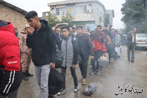 اعزام ۱۰۰ نفر از دانش آموزان گالیکشی به اردوی کاروان راهیان نور مناطق عملیاتی جنوب