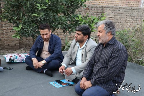 دیدار صمیمی فرماندار و امام جمعه گالیکش با ۳ تن از جانبازان و ایثارگران شهرستان