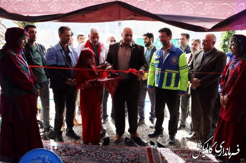 کمپ خدمات سفر نوروزی شهرستان گالیکش در ورودی شرق استان افتتاح شد