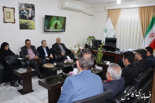 جلسه بررسی و استقرار اداره بنیاد شهید در شهرستان گالیکش برگزار شد