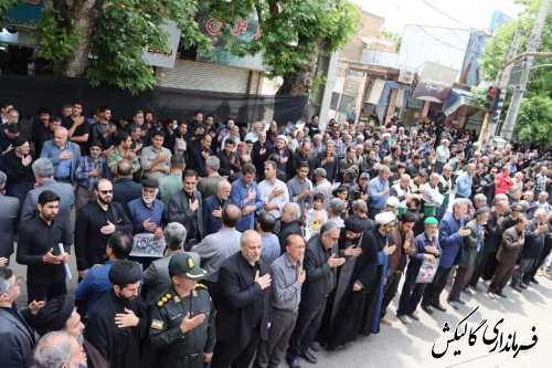 اجتماع بزرگ هیات مذهبی شهرستان گالیکش در سوگ شهادت شهیدجمهور