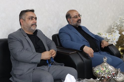 نشست مشترک فرماندار گالیکش و مدیرکل دفتر امور شهری استانداری 